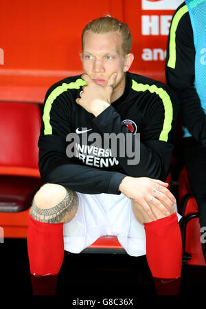 Soccer - Sky Bet Championship - Charlton Athletic v Preston North End - The Valley Stock Photo