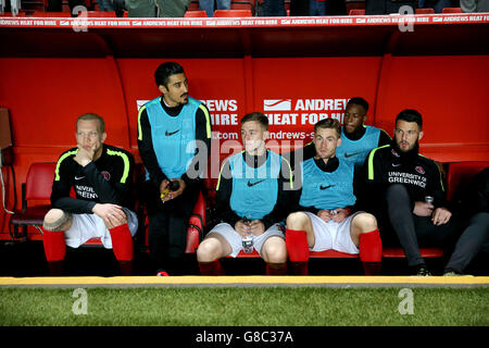 Soccer - Sky Bet Championship - Charlton Athletic v Preston North End - The Valley Stock Photo