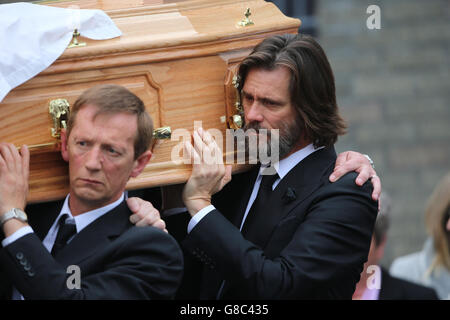 Cathriona White funeral Stock Photo
