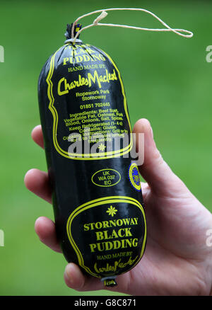 Stornoway Black Pudding Stock Photo