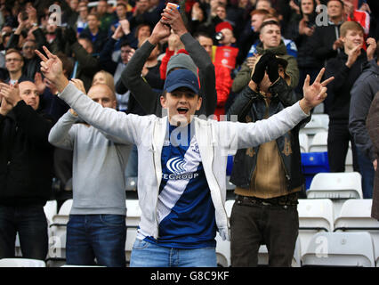 Soccer - Sky Bet Championship - Birmingham City v Queens Park Rangers - St Andrew's. Birmingham City fans in the stands Stock Photo