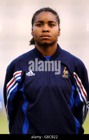 Soccer - UEFA European Women's Championship 2005 - Group B - France v Norway - Halliwell Jones Stadium. Laura Georges, France Stock Photo