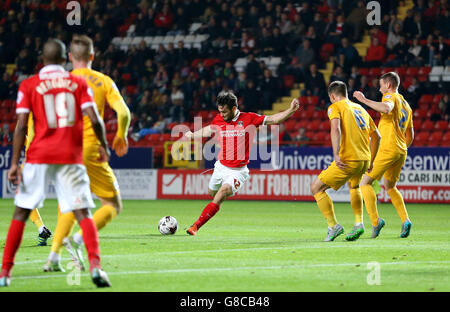 Soccer - Sky Bet Championship - Charlton Athletic v Preston North End - The Valley Stock Photo