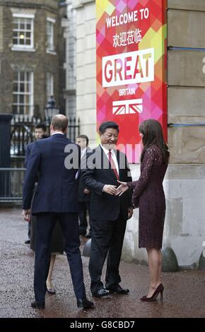 Chinese President state visit - Day Two Stock Photo