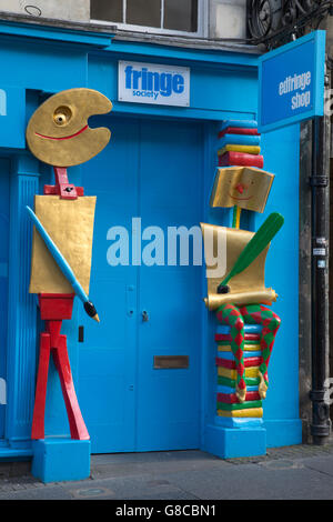 Festival Fringe Shop, Edinburgh, Scotland Stock Photo