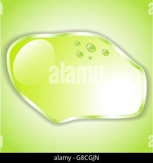 abstract yellow green background text Stock Vector