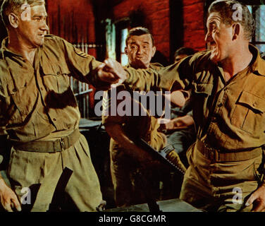 Guns At Batasi, aka: Schüsse in Batasi, Großbritannien 1964, Regie: John Guillermin, Darsteller: Jack Hawkins (links) Stock Photo