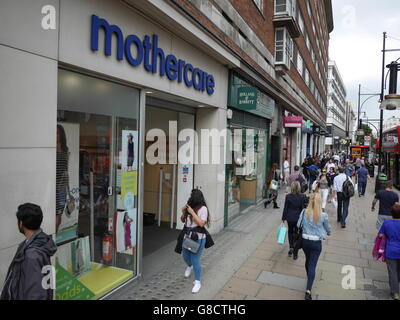 Mothercare Retail shop Oxford Street London Stock Photo