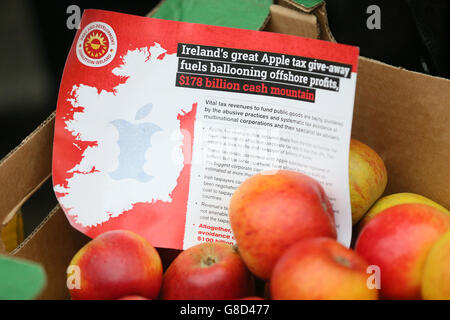 Tax protest - Dublin Stock Photo