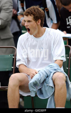 Tennis - Wimbledon Championships 2005 - Men's Semi-Final - Andy Roddick ...