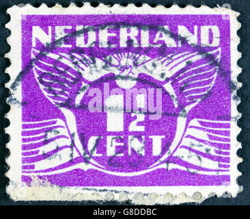 NETHERLANDS - CIRCA 1941 : A 7 1 2 cent stamp printed in the ...