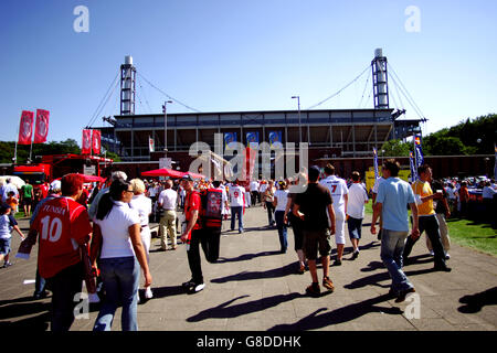 Soccer - FIFA Confederations Cup 2005 - Group A - Tunisia v Germany - World Cup Stadium. The World Cup Stadium Stock Photo