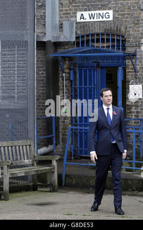 George Osborne visits HM Prison Brixton Stock Photo