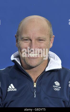 Bisham Abbey, Buckinghamshire, UK. 28th June, 2016. Danny Kerry (Coach), womens hockey. TeamGB announces the hockey team for the Rio2016 Olympics. National Hockey Centre. Bisham Abbey. Buckinghamshire. UK. 28/06/2016. Credit:  Sport In Pictures/Alamy Live News Stock Photo