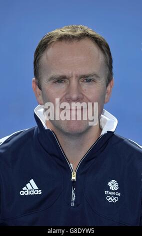 Bisham Abbey, Buckinghamshire, UK. 28th June, 2016. Bobby Crutchley (Coach), mens hockey. TeamGB announces the hockey team for the Rio2016 Olympics. National Hockey Centre. Bisham Abbey. Buckinghamshire. UK. 28/06/2016. Credit:  Sport In Pictures/Alamy Live News Stock Photo