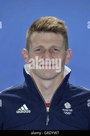 Bisham Abbey, Buckinghamshire, UK. 28th June, 2016. Samuel Ward, 25, Leicester, mens hockey. TeamGB announces the hockey team for the Rio2016 Olympics. National Hockey Centre. Bisham Abbey. Buckinghamshire. UK. 28/06/2016. Credit:  Sport In Pictures/Alamy Live News Stock Photo