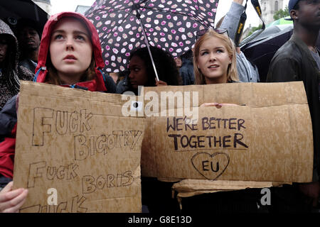 Pro-EU demonstration, London Stock Photo