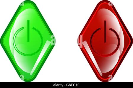 Vector red circle icon  on white background. Eps10, Vector Stock Vector