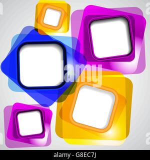 Abstract background of color boxes. Vector. EPS10 Stock Vector