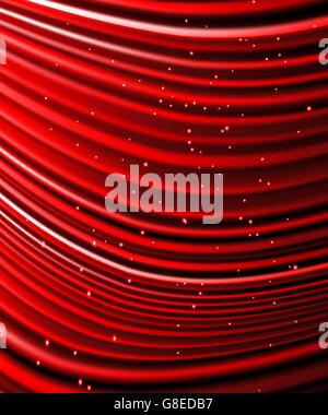 Abstract red background of luminous rays and stars Stock Vector Image ...