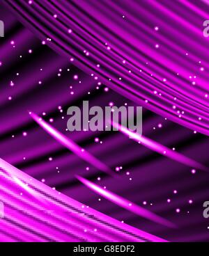 stars are falling on the background of purple rays Stock Vector Image ...
