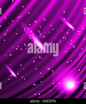 Snow and stars falling on the background. EPS 8 Stock Vector Image ...