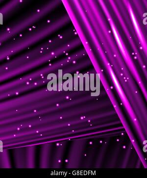 stars are falling on the background of purple rays Stock Vector Image ...