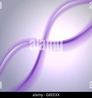 Vector illustration of purple  abstract background with blurred magic neon light curved lines. EPS10 Stock Vector