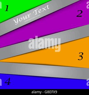 design with color banners website, presentation template, abstract background, Vector. Eps10 Stock Vector