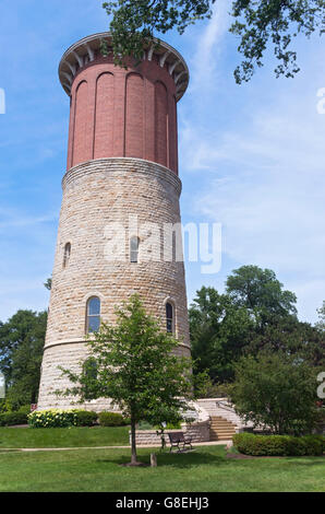western springs water tower on national register of historic places in