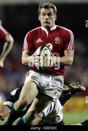 Previously un-issued photo of British and Irish Lions' Mark Cueto in action against Auckland during their match at Eden Park. Cueto, who has scored eight tries in eight Tests for England, takes over from his Sale Sharks colleague Jason Robinson in this Saturdays Test against the All Blacks. Stock Photo