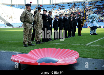 Soccer - Emirates FA Cup - First Round - Coventry City v Northampton Town - Ricoh Arena Stock Photo