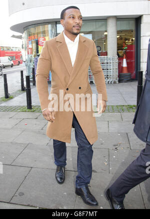 Actor and musician Ashley Walters arriving at Highbury Corner Magistrates' Court, north London, where he has denied racially abusing a hotel receptionist and threatening her manager. Stock Photo