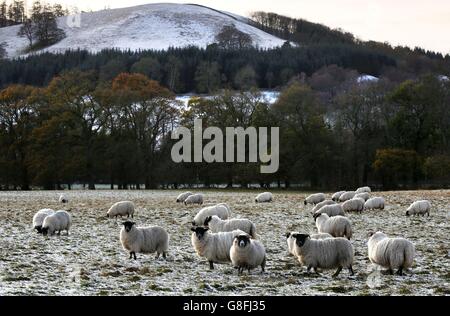 Winter weather November 21st 2015 Stock Photo