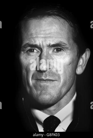 Anthony Peter (AP) McCoy speaks to the media at the Being AP gala screening at Millbank Tower, London. Stock Photo