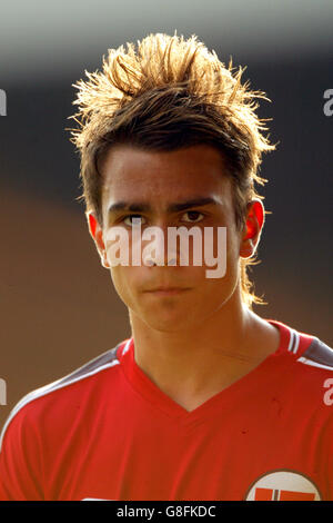 Soccer - Under 18 International Friendly - England v Norway - Vale Park. Michael Jamtfall, Norway Stock Photo