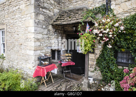 Castle Combe Views Stock Photo