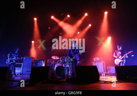 Pretty Vicious performing live at the Radio X Road Trip Show held at the O2 Apollo in Manchester. PRESS ASSOCIATION Photo. Picture date: Wednesday December 2, 2015. Photo credit should read: Martin Rickett/PA Wire Stock Photo