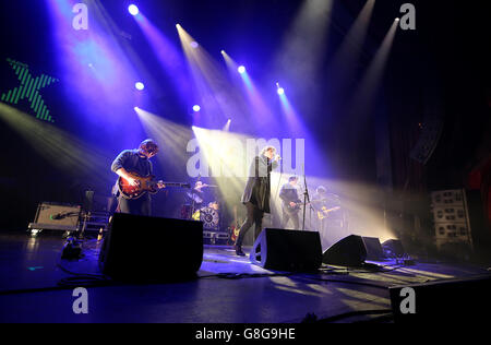 Neon Waltz performing live at the Radio X Road Trip Show held at the O2 Apollo in Manchester. PRESS ASSOCIATION Photo. Picture date: Wednesday December 2, 2015. Photo credit should read: Martin Rickett/PA Wire Stock Photo