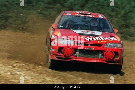 Rallying-Mitsubishi Rally Art Team Stock Photo