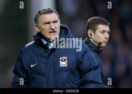 Chesterfield v Coventry City - Sky Bet League One - Proact Stadium. Coventry City's manager, Tony Mowbray Stock Photo