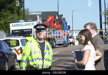 London Terrorism Attack - Aftermath - Luton Station Stock Photo