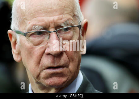 Manchester United director Sir Bobby Charlton before the game Stock Photo