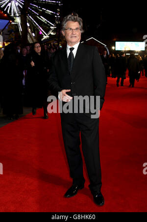 Kurt Russell attending the premiere of The Hateful Eight at the Odeon Leicester Square, London. PRESS ASSOCIATION Photo. Picture date: Thursday December 10, 2015. See PA story SHOWBIZ Tarantino. Photo credit should read: Yui Mok/PA Wire Stock Photo