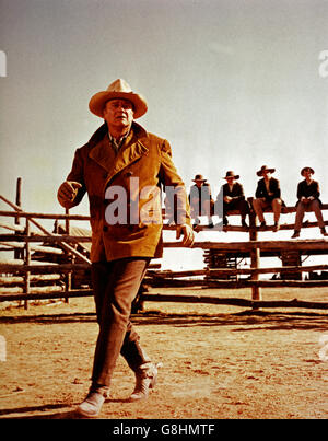 The Cowboys, aka: Die Cowboys, USA 1972, Regie: Mark Rydell, Darsteller: John Wayne Stock Photo