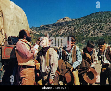 The Cowboys, aka: Die Cowboys, USA 1972, Regie: Mark Rydell, Darsteller: Roscoe Lee Brown (links) Stock Photo