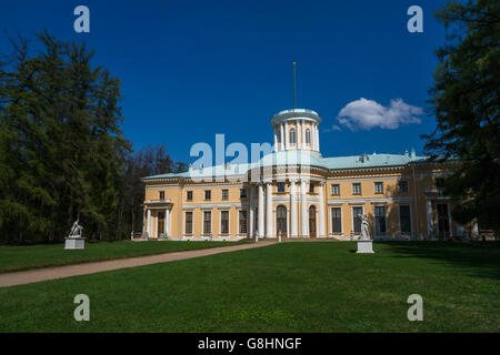 Prince Yusupov's Grand Palace in Arkhangelskoye estate near Moscow Stock Photo