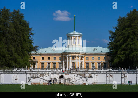 Prince Yusupov's Grand Palace in Arkhangelskoye estate near Moscow Stock Photo