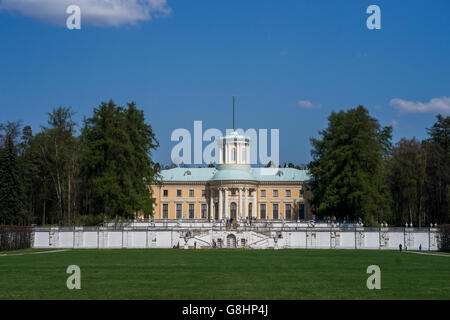 Prince Yusupov's Grand Palace in Arkhangelskoye estate near Moscow Stock Photo