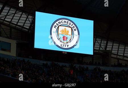 Manchester City v Sunderland - Barclays Premier League - Etihad Stadium Stock Photo